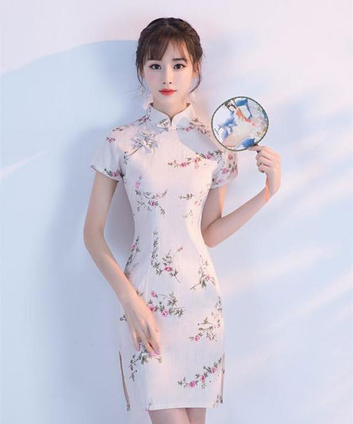 中国风旗袍连衣裙穿搭，尽显东方女性知性美