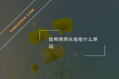 脸颊两侧长痘痘什么原因？