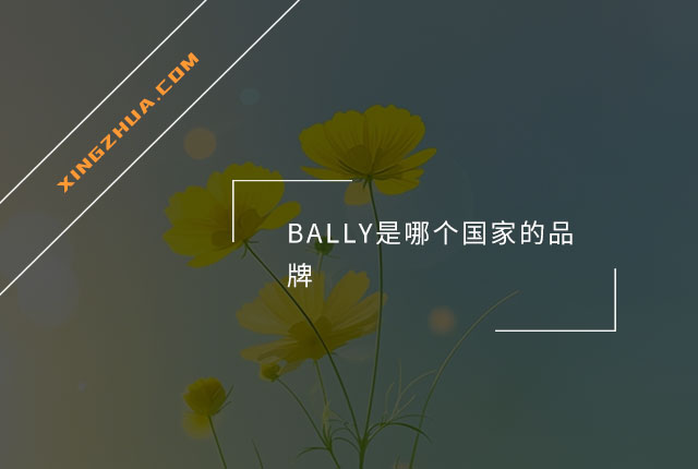 BALLY是哪个国家的品牌？