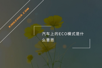 汽车上的ECO模式是什么意思？