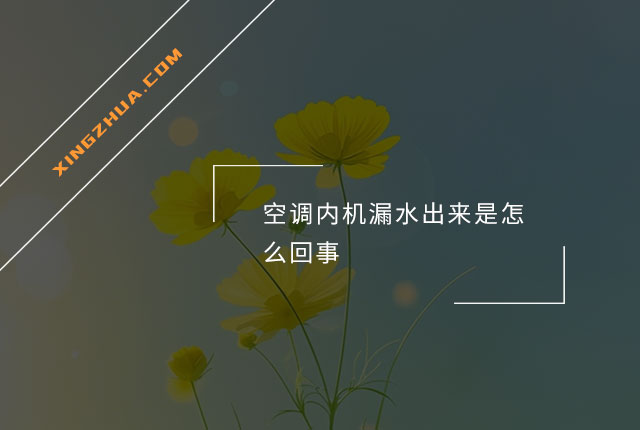 空调内机漏水出来是怎么回事？