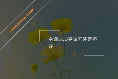 空调ECO建议开还是不开？