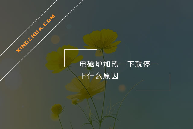 电磁炉加热一下就停一下什么原因？