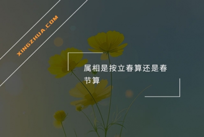 属相是按立春算还是春节算？